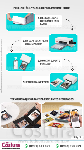 IMPRESORA DE FOTOS WILLPEX SMART PHOTO